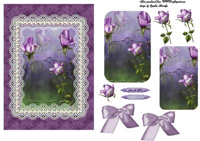 7x5 Lavender Rose