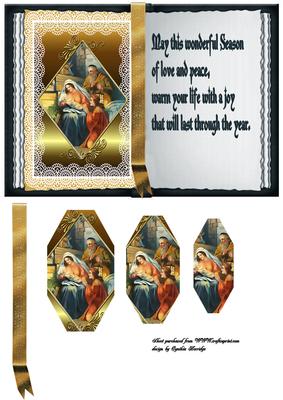 Christmas Book in the Stable