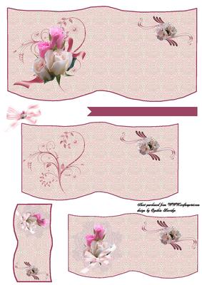 Pink Roses Birthday Book