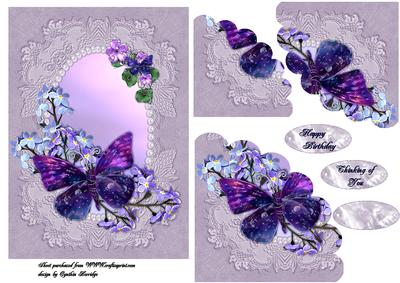 Lavender Lace and Pearls