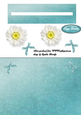 White Flower Penny Slider