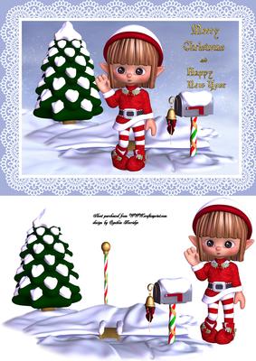 Christmas Elf Girl