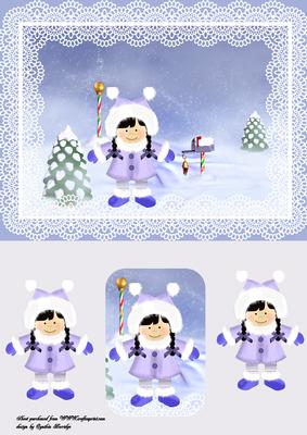 Christmas Snow Girl