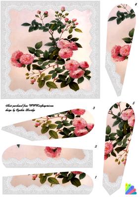 Rose Fan Shaped