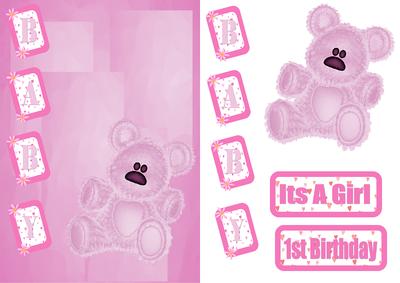 Its a Girl or 1st Birthday