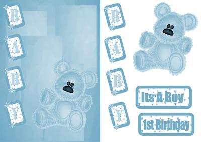Its a Boy or 1st First Birthday
