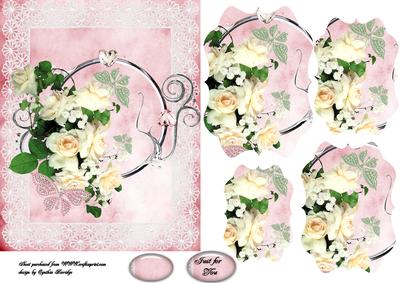 Cream Roses and Lace