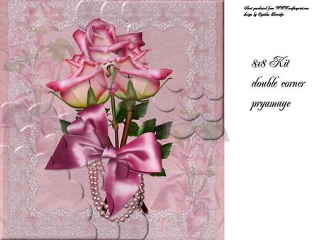 8x8 Pink Roses Pryamage