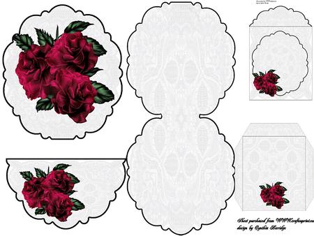 Red Roses Large Easel Kit