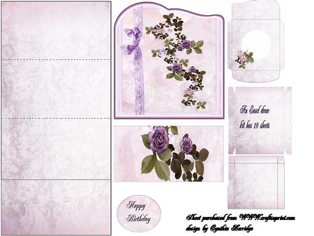 Pink Blossom Easel Draw Kit