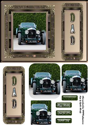Dad Vintage Car