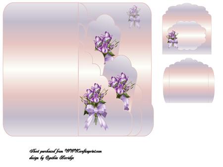 Pink and Lavender Pocket Card