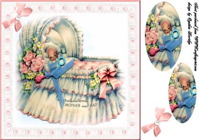 8x8 New Baby Girl