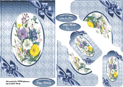 Flowers Pocket and Tags