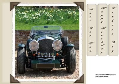 8x8 Vintage Car