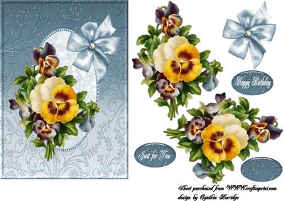 Pansy to Decoupage