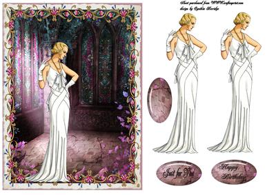 A5 Lady White Dress