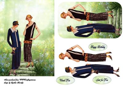 Vintage Fashion Ladies