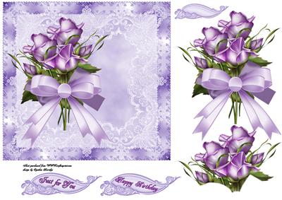 Lavender Rose and Lace