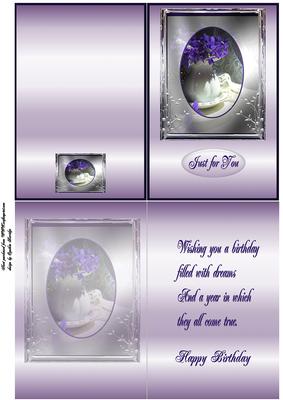 Flower Vase Quick Card and Insert
