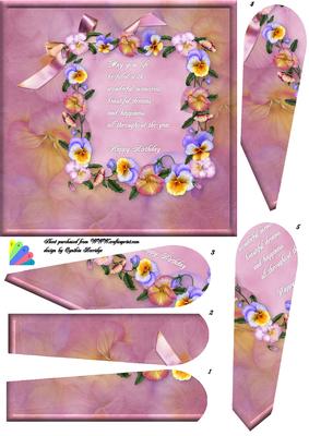 Pansies Fan Shaped Pryamage