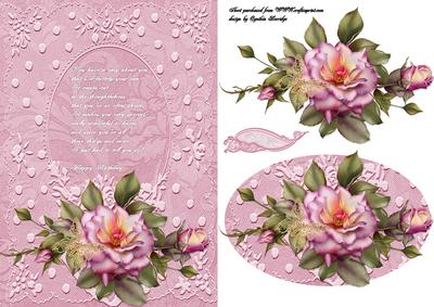 A5 Rose and Lace