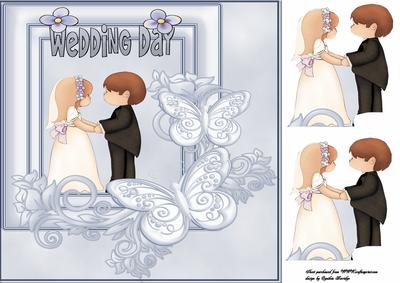 8x8 Bride and Groom