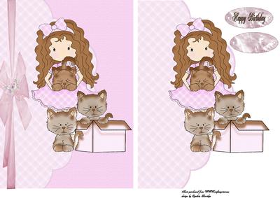 Cutie with Kittens