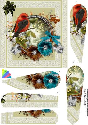 Colourful Bird Fan Pryamage