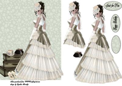 Vintage Poser Lady