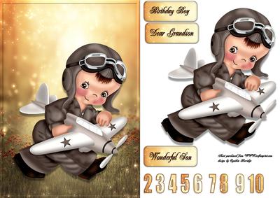 Birthday Boy with Plane