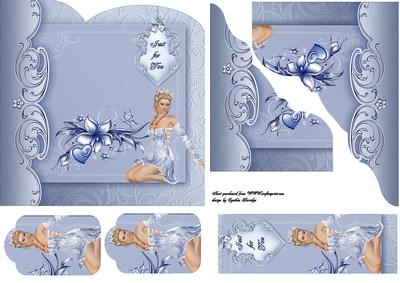 Blue Fairy Card Bookmark