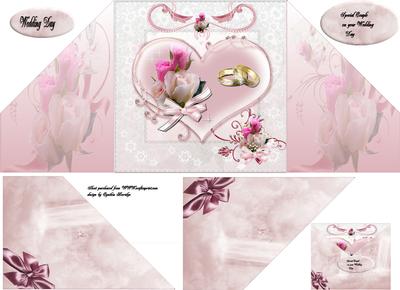 Crisscross Gate Fold Wedding
