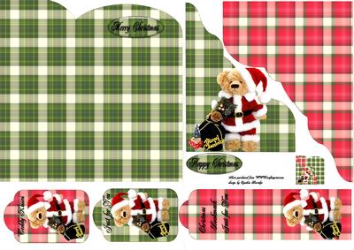 Christmas Shaped Card and Bookmark