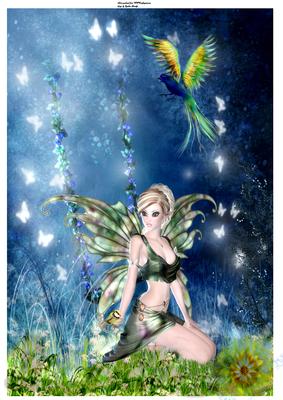 A4 Fairy and Birds
