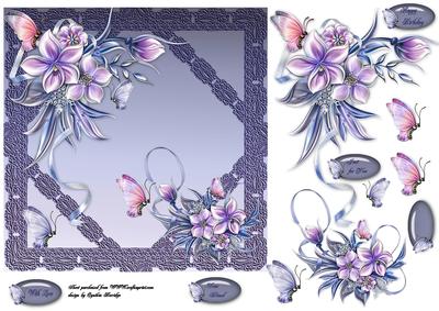 Diamond Flower Frame