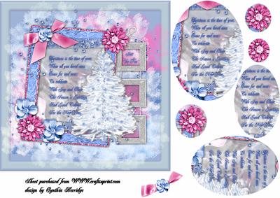 Christmas Pink and Blue