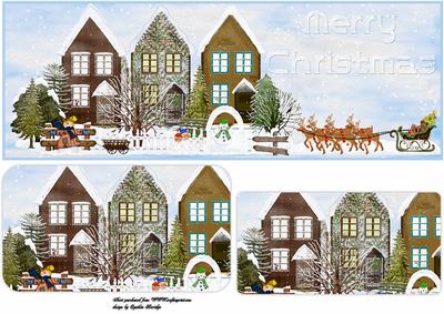 Christmas Village Snowmen