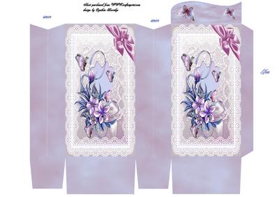 Lace and Flowers Pinch Bag