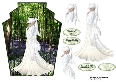 Blue Bell Wood Card