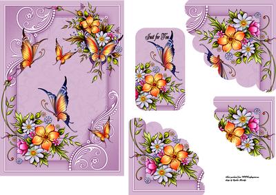 Floral and Butterflies