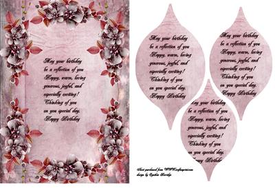 Flower Frame Birthday