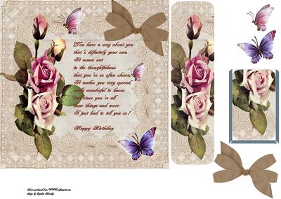 Rose and Lace Square