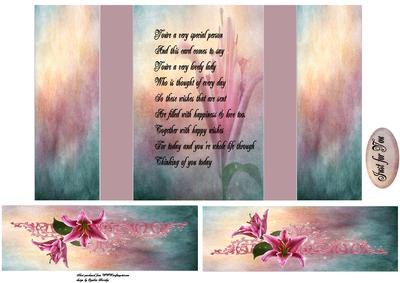 Lily Book Gate Fold
