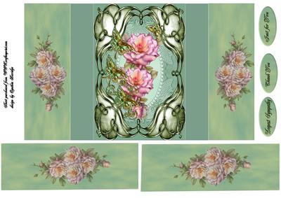 Double Frame Gate Fold Book Sympathy