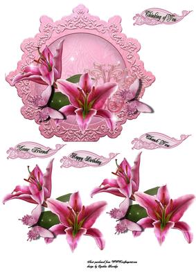Lilies Topper