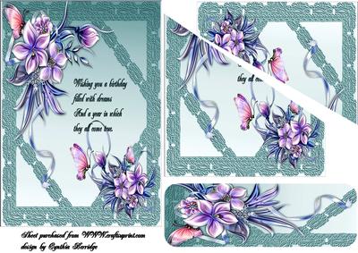 7x5 Lace Pockets and Bookmark