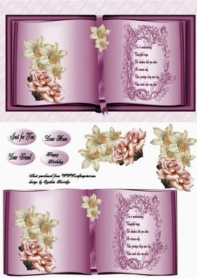 Pink Book Rose and Lily
