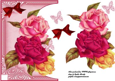 Inverted Roses Over the Edge