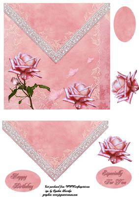 Lace Envelope Card